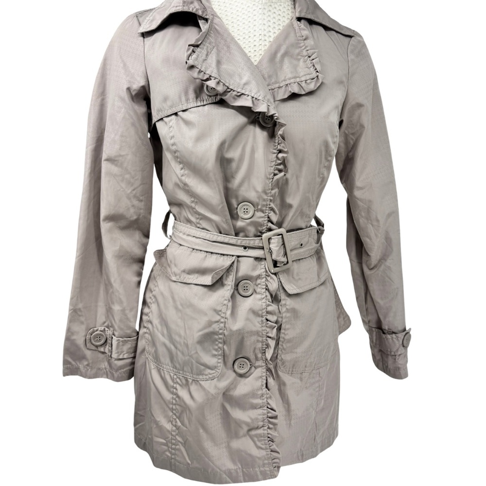 Jou Jou Women's Tan Trench Coat